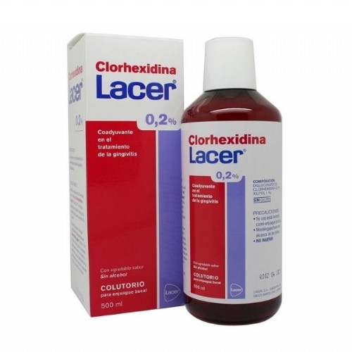 Lacer colutorio clorhexidina 0.2%  1 envase 500 ml