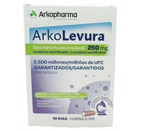 Arko-levura saccharomyces boulardii (250 mg 10 capsulas)