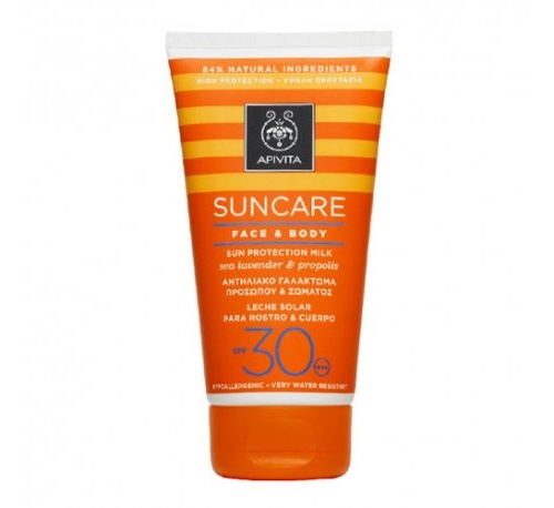 Apivita suncare spf30 leche cara y cuerpo 100ml