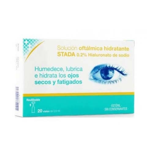 Care+ solucion oftalmica hidratante - 0.2% hialuronato de sodio (0.5 ml 20 viales)